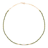 Olive. Pearl. Necklace