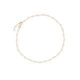 Small Pearls Ankle Chain, Gold