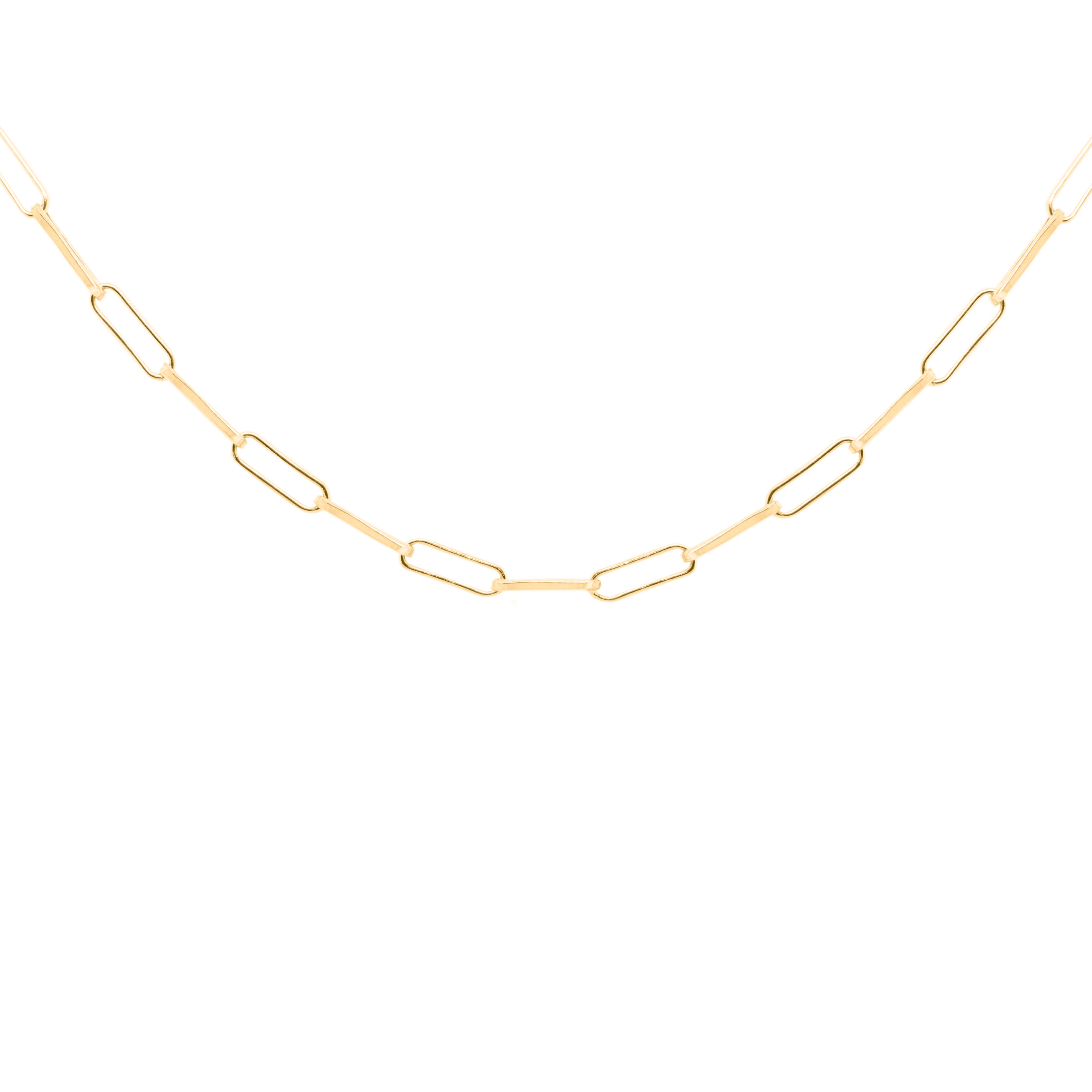 Plain thin gold chain sale