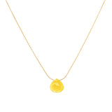 Yellow Chalcedony Necklace