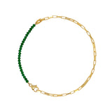 Green Onyx Gemstone Bracelet
