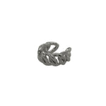 Black rhodium on sterling silver ear cuff chain 