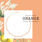 Orange Necklace