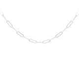 Large Plain Chain, Silver